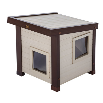 New Age Pet, Outdoor Cat Shelter - Maple