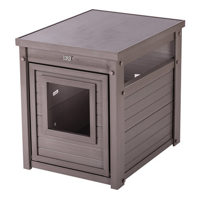 New Age Pet, LitterLoo Litter Box Cover - End Table - Gray