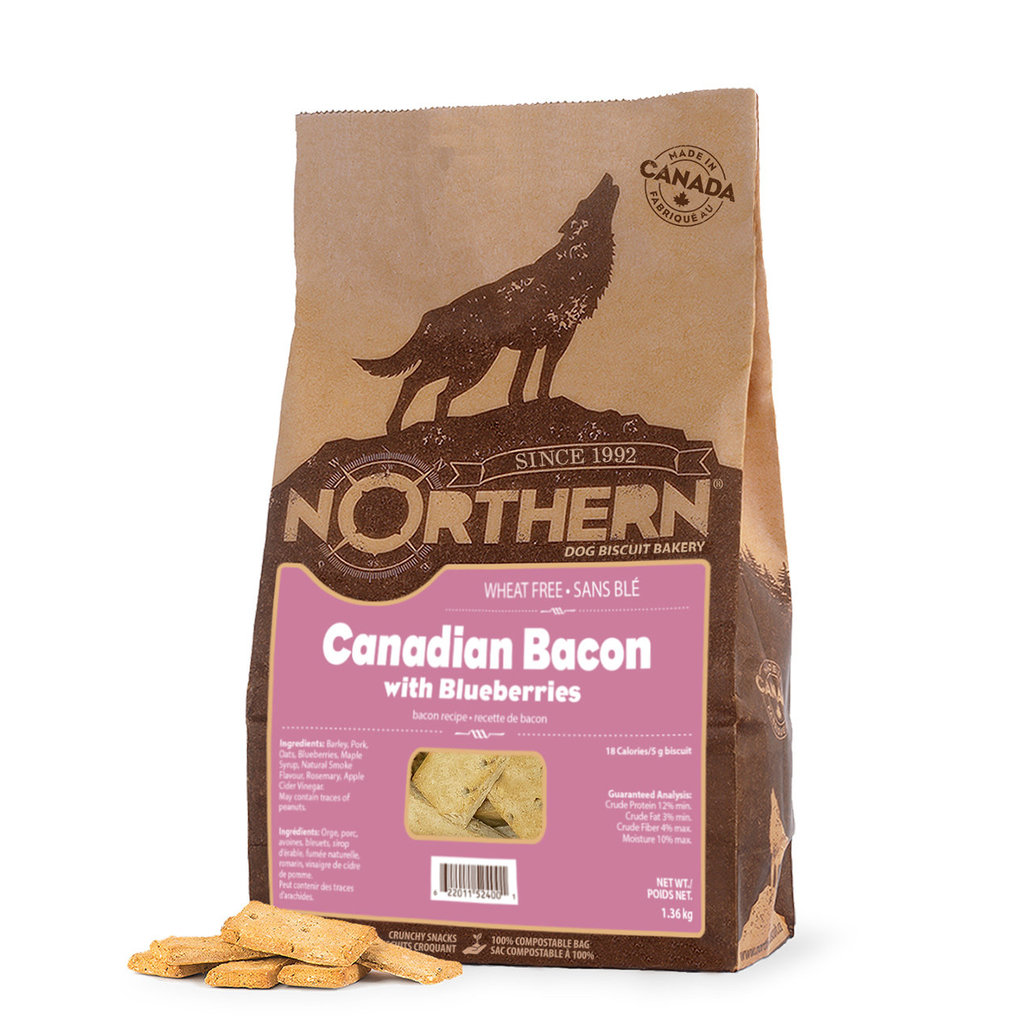 View larger image of Northern Biscuit, Wheat Free Canadian Bacon with Blueberries - 1.36 kg - Dog Biscuit