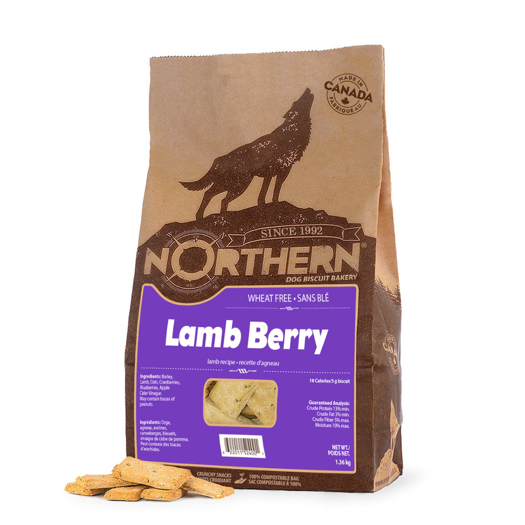 View larger image of Northern Biscuit, Wheat Free Lamb Berry - 1.36 kg - Dog Biscuit