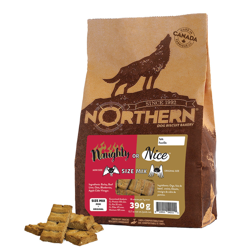 View larger image of Northern Biscuit, Naughty or Nice - Pumpkin Pie & Turkey Cranberry - 390 g - Dog Biscuit