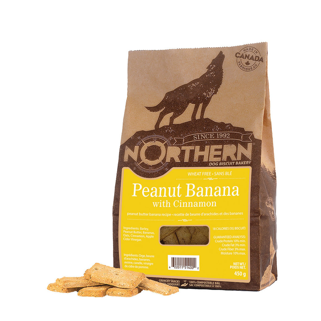 View larger image of Northern Biscuit, Wheat Free, PB Banana w/ Cinnamon- 450 g - Dog Biscuit