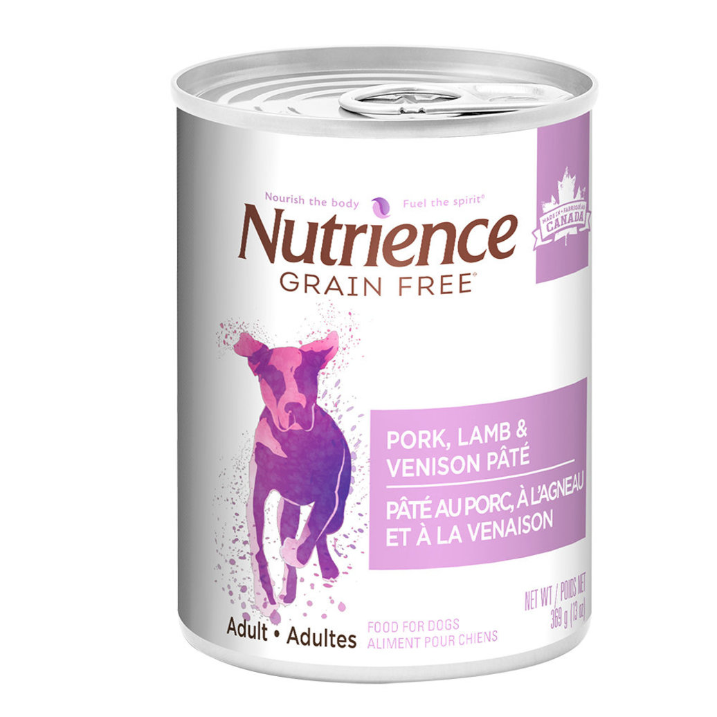 View larger image of Nutrience, Can, Adult - GF Pork, Lamb & Venison Pate - 369 g - Wet Dog Food