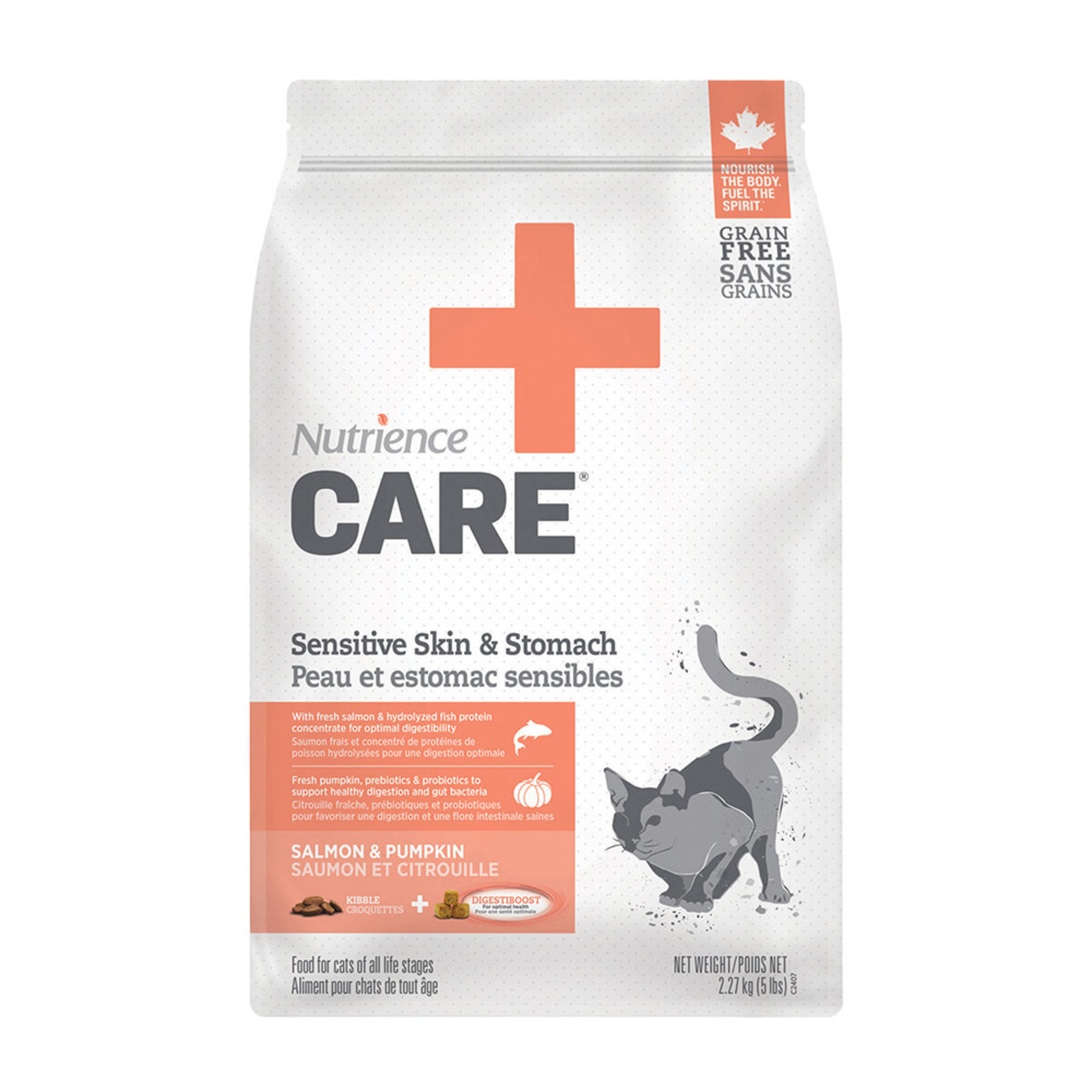 Nutrience Adult Feline Care Sensitive Skin Stomach 2.27kg