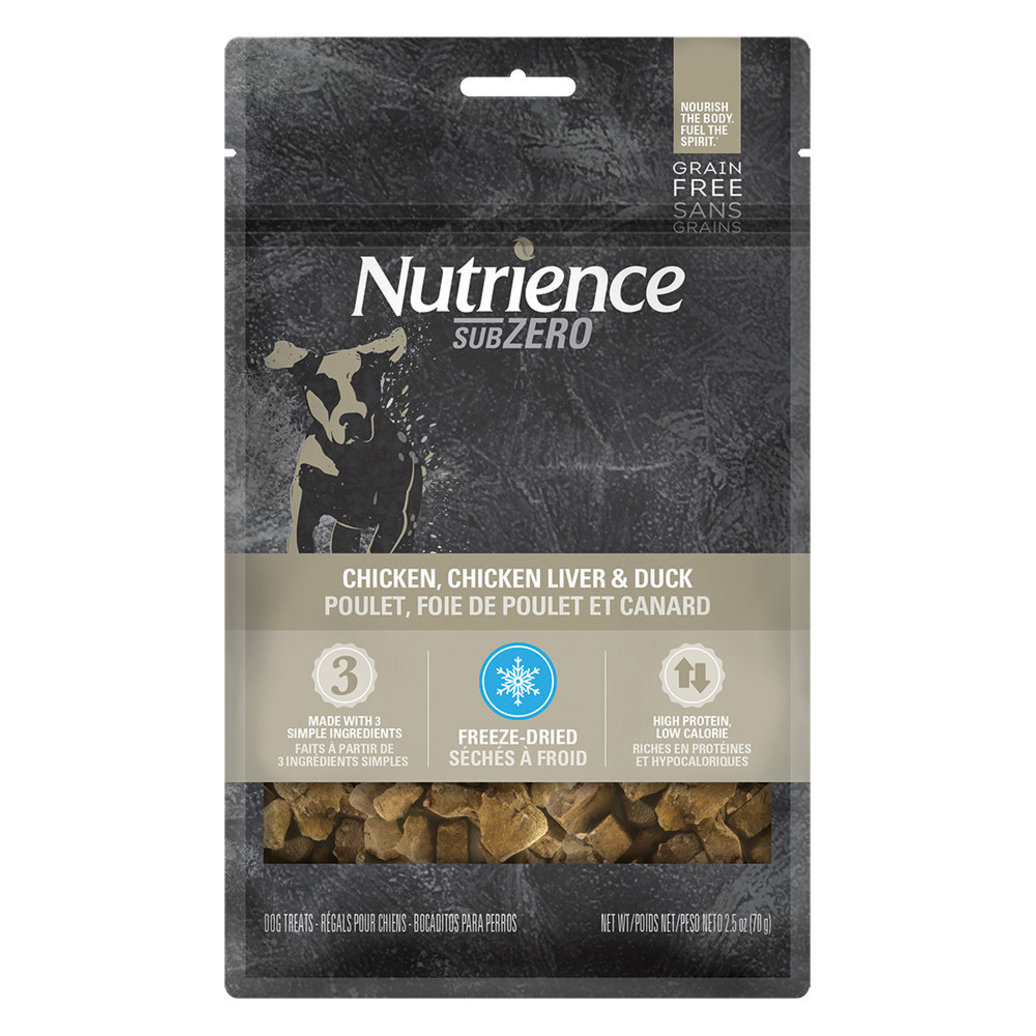 View larger image of Nutrience, Freeze Dried Treats - SubzeroFraserValley - Chicken, Chicken & Duck Liver - 70 g - Dog Tr