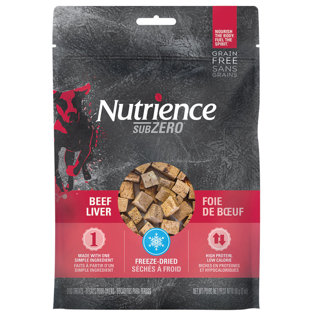 View larger image of Nutrience, SubZero - Freeze Dried Beef Liver - 90 g - Dog Treat
