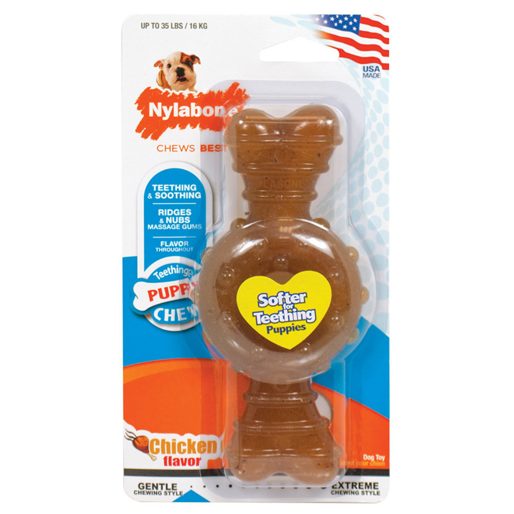 View larger image of Nylabone, Puppy, Chew Ring Bone - Wolf