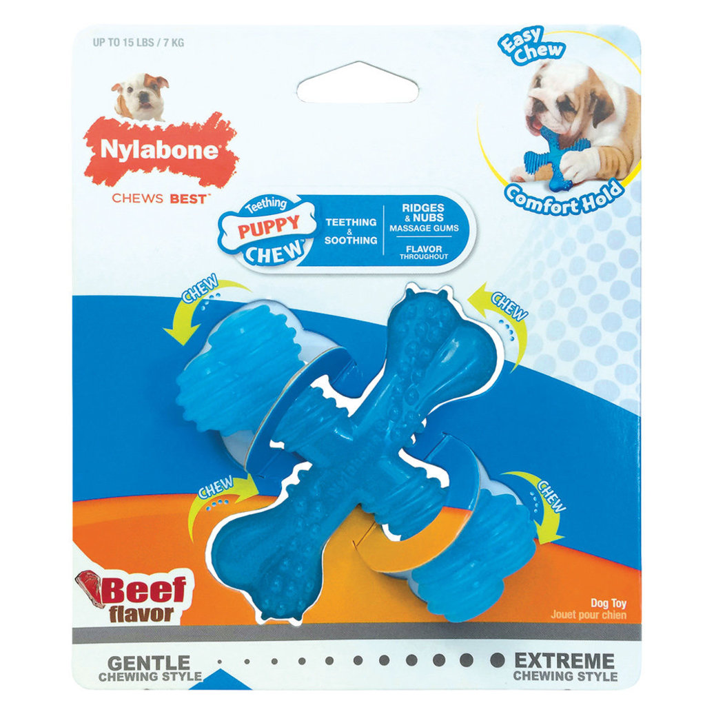 View larger image of Nylabone, Puppy Dura X Bone - Beef - Small