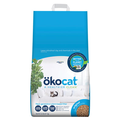 Okocat, Natural Wood Clumping Litter - 4.5 kg