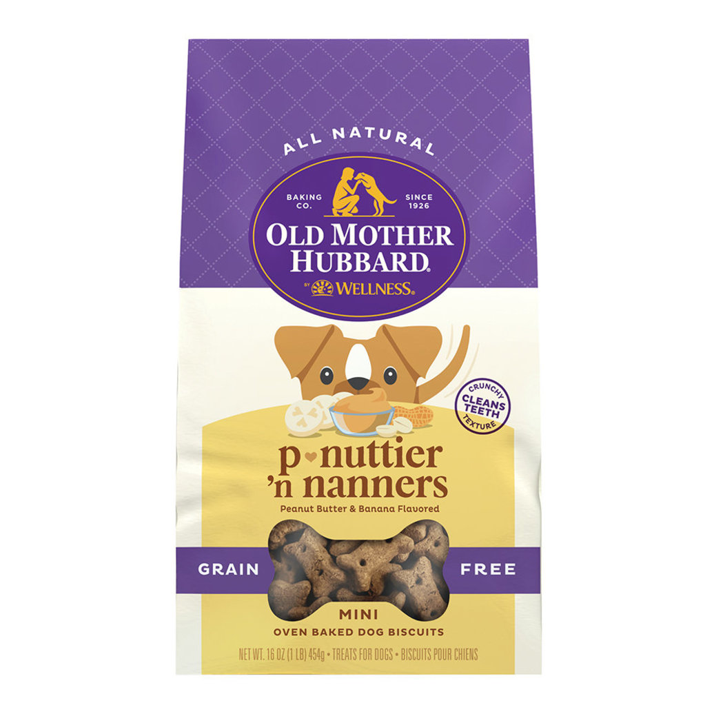 View larger image of Old Mother Hubbard, Grain Free - P'Nuttier 'N Nanners - Mini - 454 g