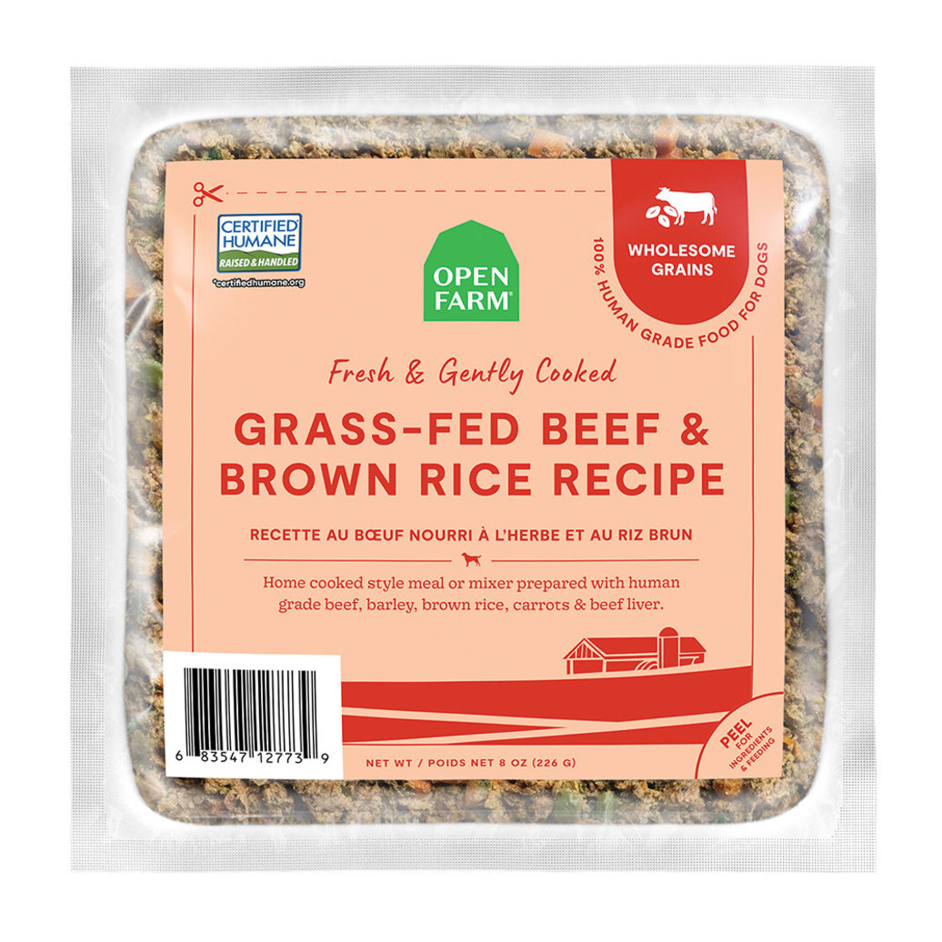 View larger image of Open Farm, Adult - Gently Cooked - Beef & Brown Rice