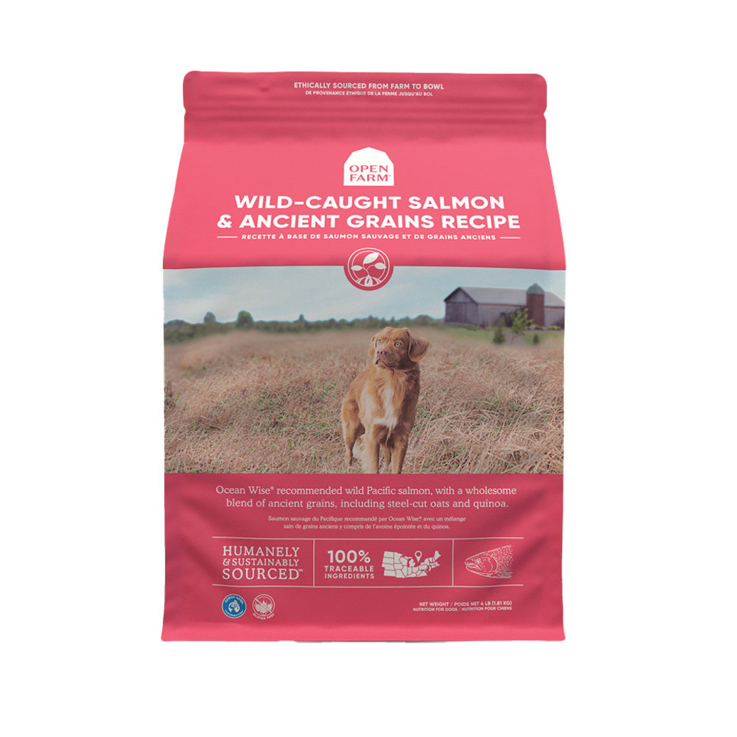 View larger image of Open Farm, Wild Salmon & Ancient Grains Adult Dog Dry Food