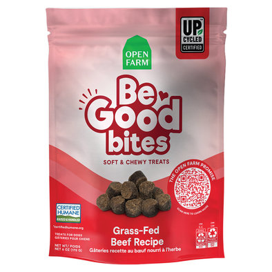 Open Farm, Be Good Bites - Grass-Fed Beef Soft & Chewy Dog Treats - 170 g - Dog Treat