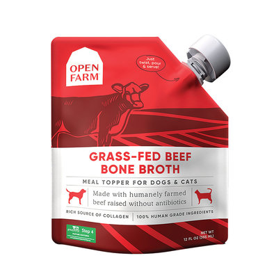 Open Farm, Grass Fed Beef Bone Broth - 340 g