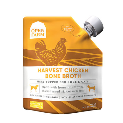 Open Farm, Harvest Chicken Bone Broth - 340 g