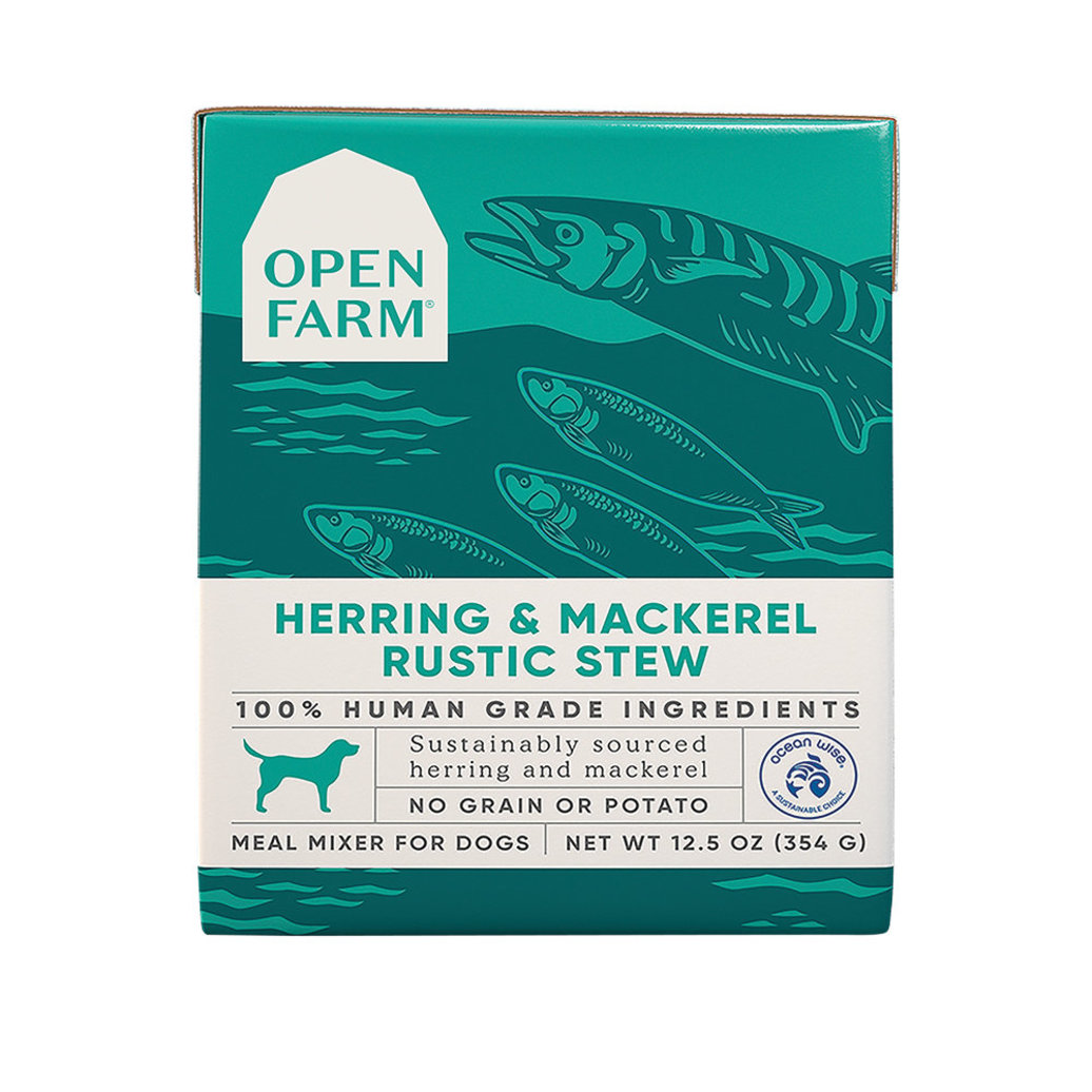 View larger image of Open Farm, Herring & Mackerel Rustic Stew Dog Wet Food - 354 g - Wet Dog Food