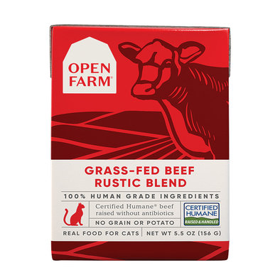 Grass Fed Beef Rustic Blend Cat Wet Food - 156 g