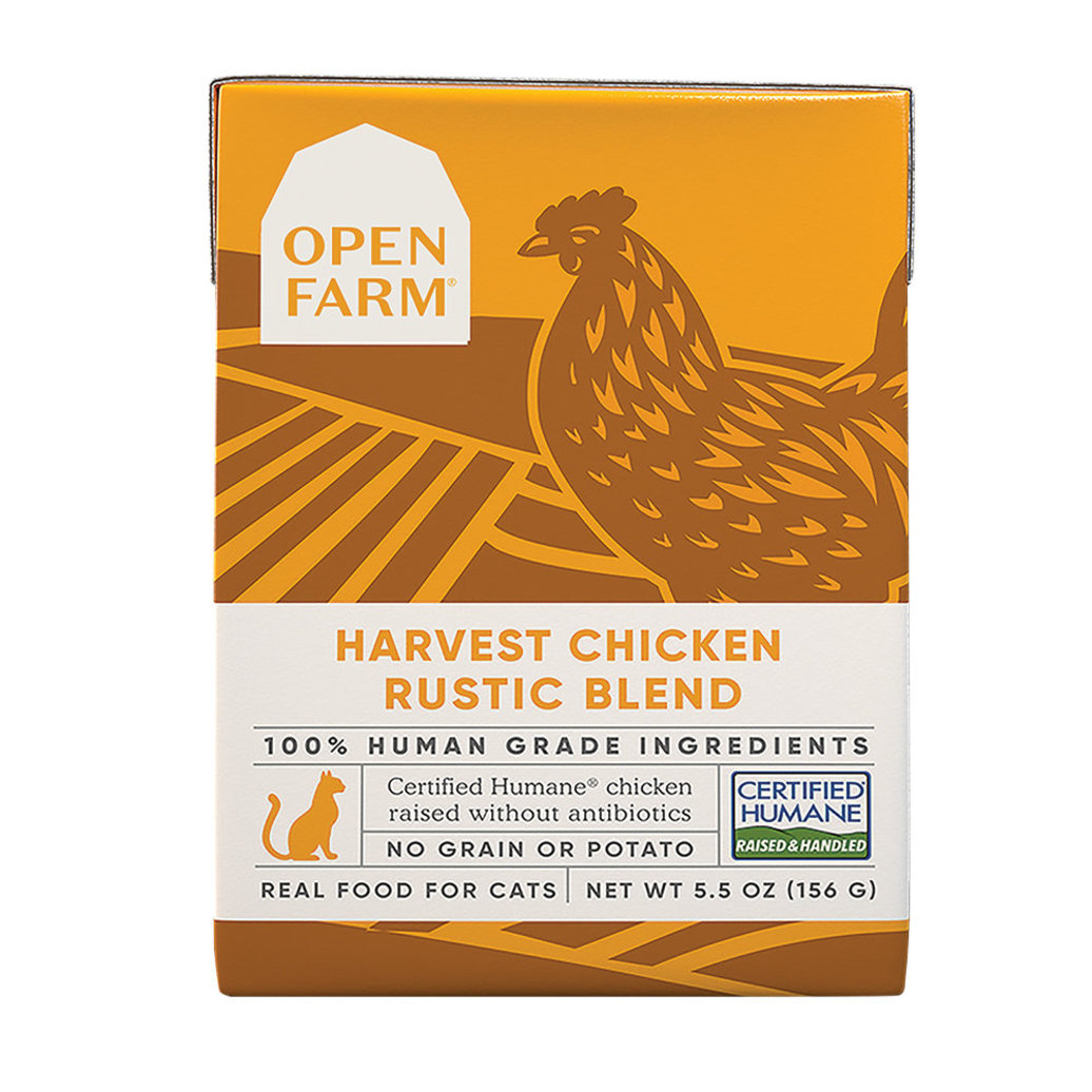 View larger image of Open Farm, Tetra, Feline Adult - Rustic Blend Chicken - 156 g - Wet Cat Food