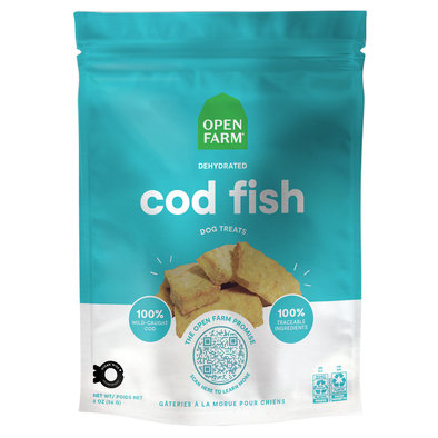 Dehydrated Cod Fish Dog Treats - 56 g