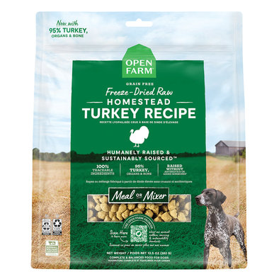 Open Farm, Homestead Turkey Freeze Dried Raw Dog Food