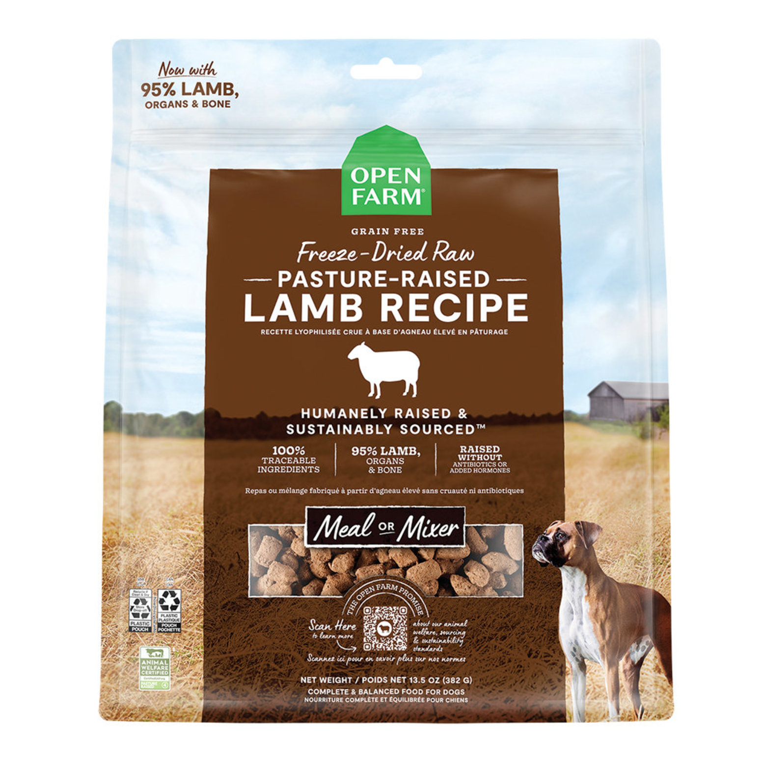 Open Farm, Pasture-Raised Lamb Freeze Dried Raw Dog Food - Ren's Pets