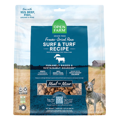 Open Farm, Surf & Turf Freeze Dried Raw Dog Food