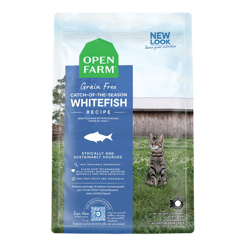 View larger image of Open Farm, Catch-Of-The-Season Whitefish Adult Cat Dry Food