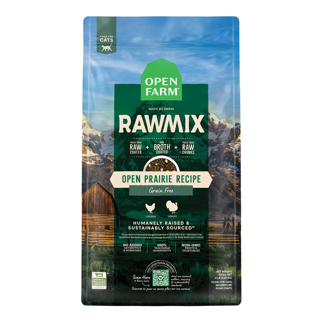 View larger image of Open Farm, Feline Adult -  RawMix GF Open Prairie