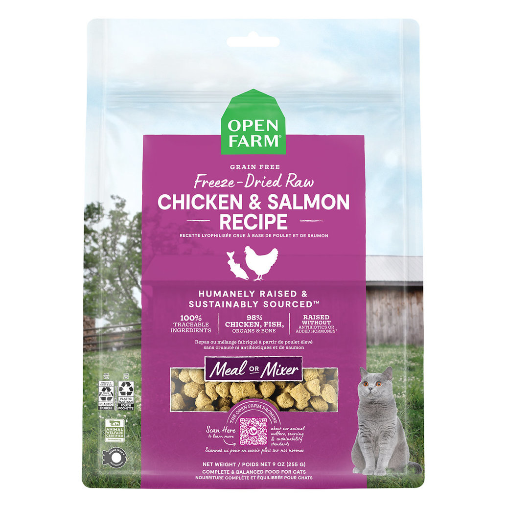 View larger image of Open Farm, Freeze Dried Raw Morsels - Chicken & Salmon