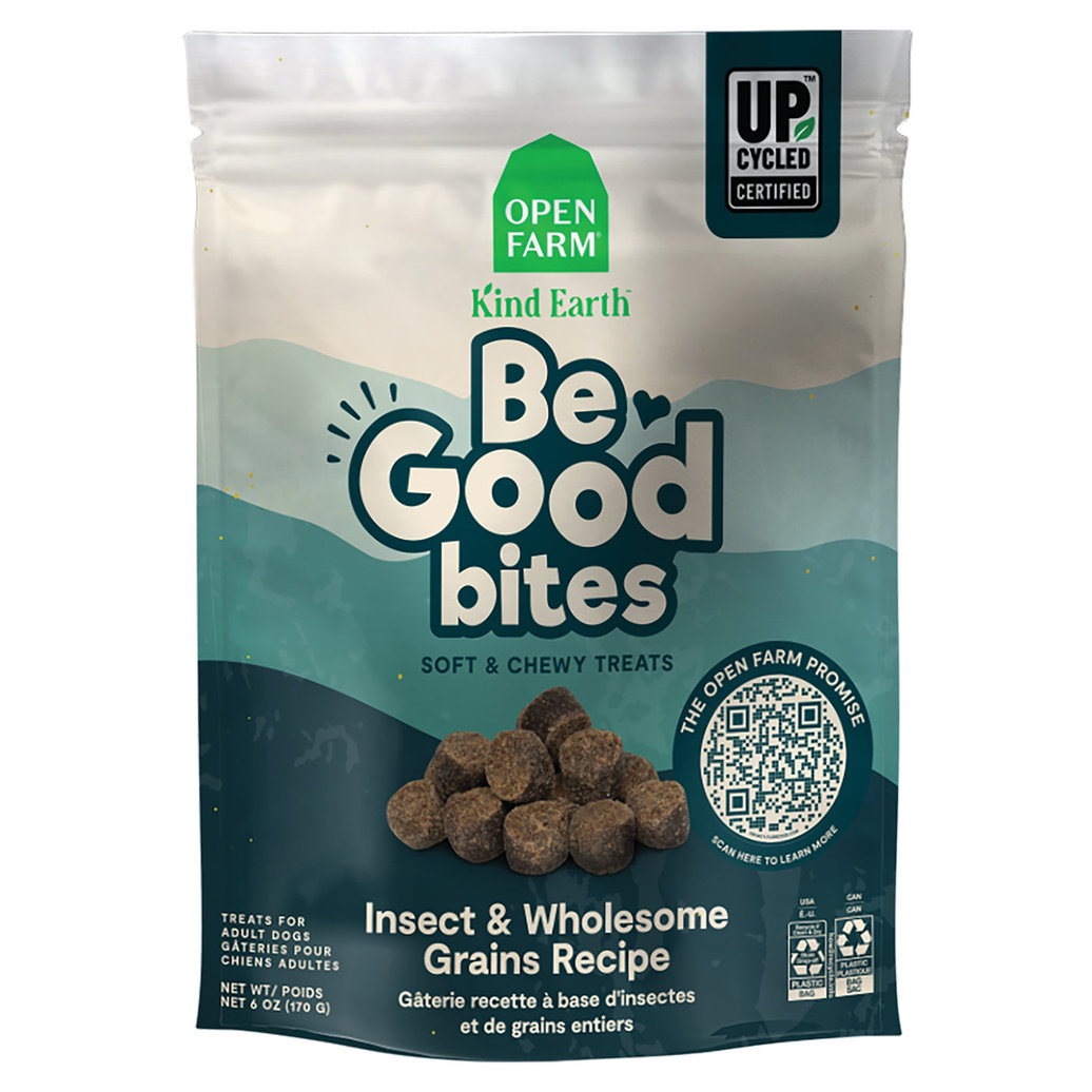 View larger image of Open Farm, Kind Earth - Be Good Bites - Insect & Wholesome Grains Soft & Chewy Dog Treats - 170 g - 