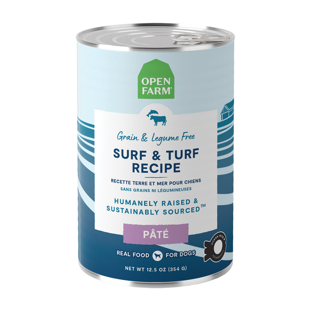 View larger image of Open Farm, Surf & Turf Recipe Wet Dog Food - 354 g