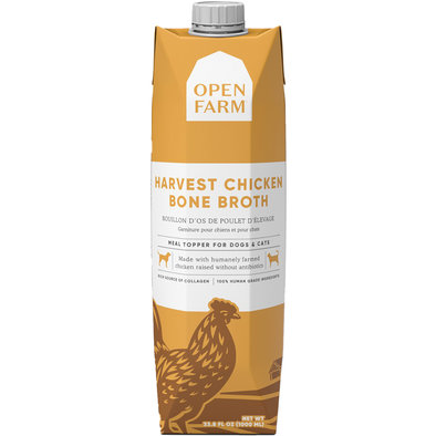 Open Farm, Tetra, Adult - Harvest Chicken Bone Broth - 1000 ml - Wet Dog Food