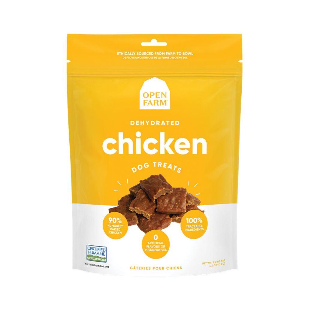 View larger image of Open Farm, Treat - Dehydrated Chicken - 128 g - Dog Treat