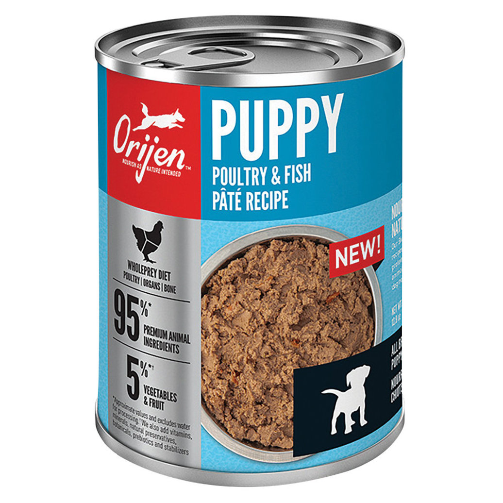 View larger image of Orijen, Can, Puppy - Poultry & Fish Pate - 363 g - Wet Dog Food