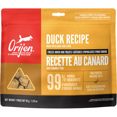 Orijen, Freeze Dried Dog Treat - Free-Run Duck