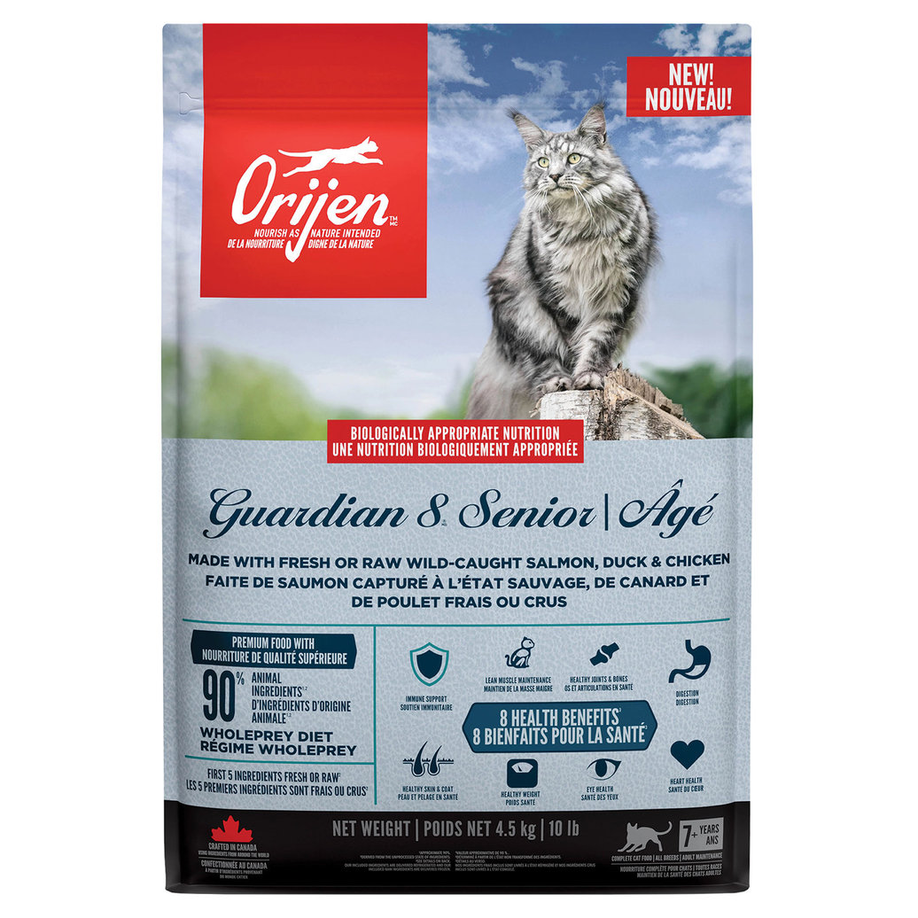 View larger image of Orijen, Guardian 8 Senior Cat - Salmon, Duck & Chicken - Cat Food