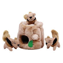 Dog toy squirrel log sales
