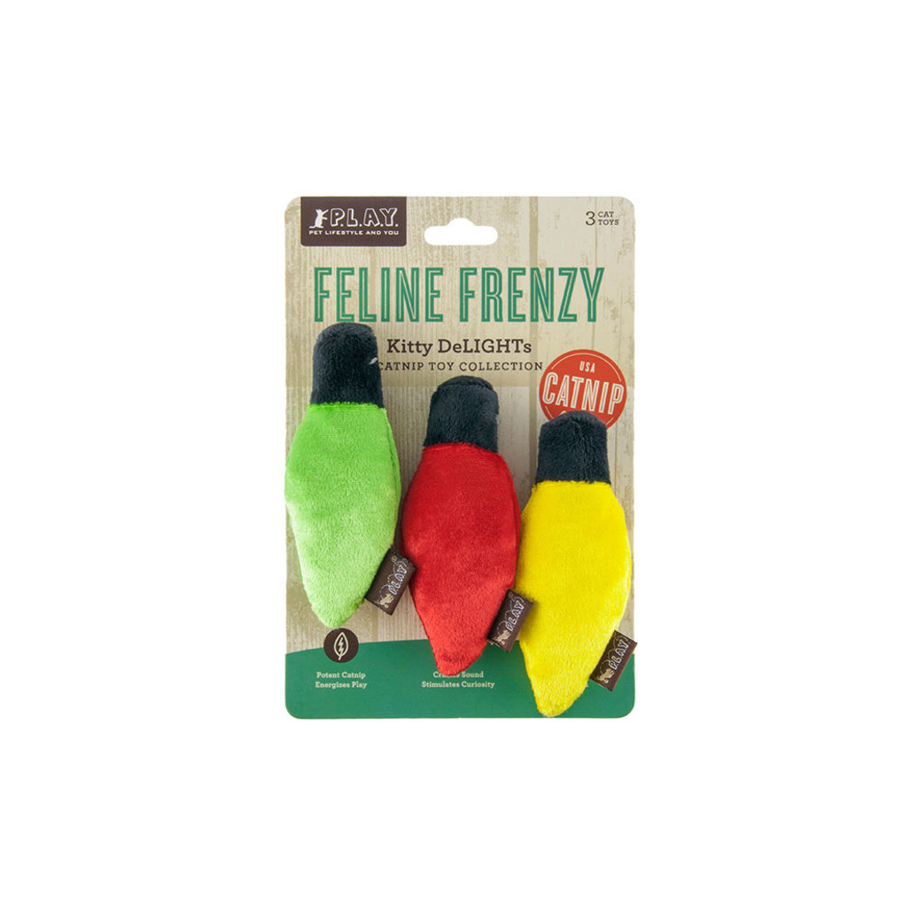 View larger image of Feline Frenzy-Kitty DeLights-Rainblow Lights-3 pk