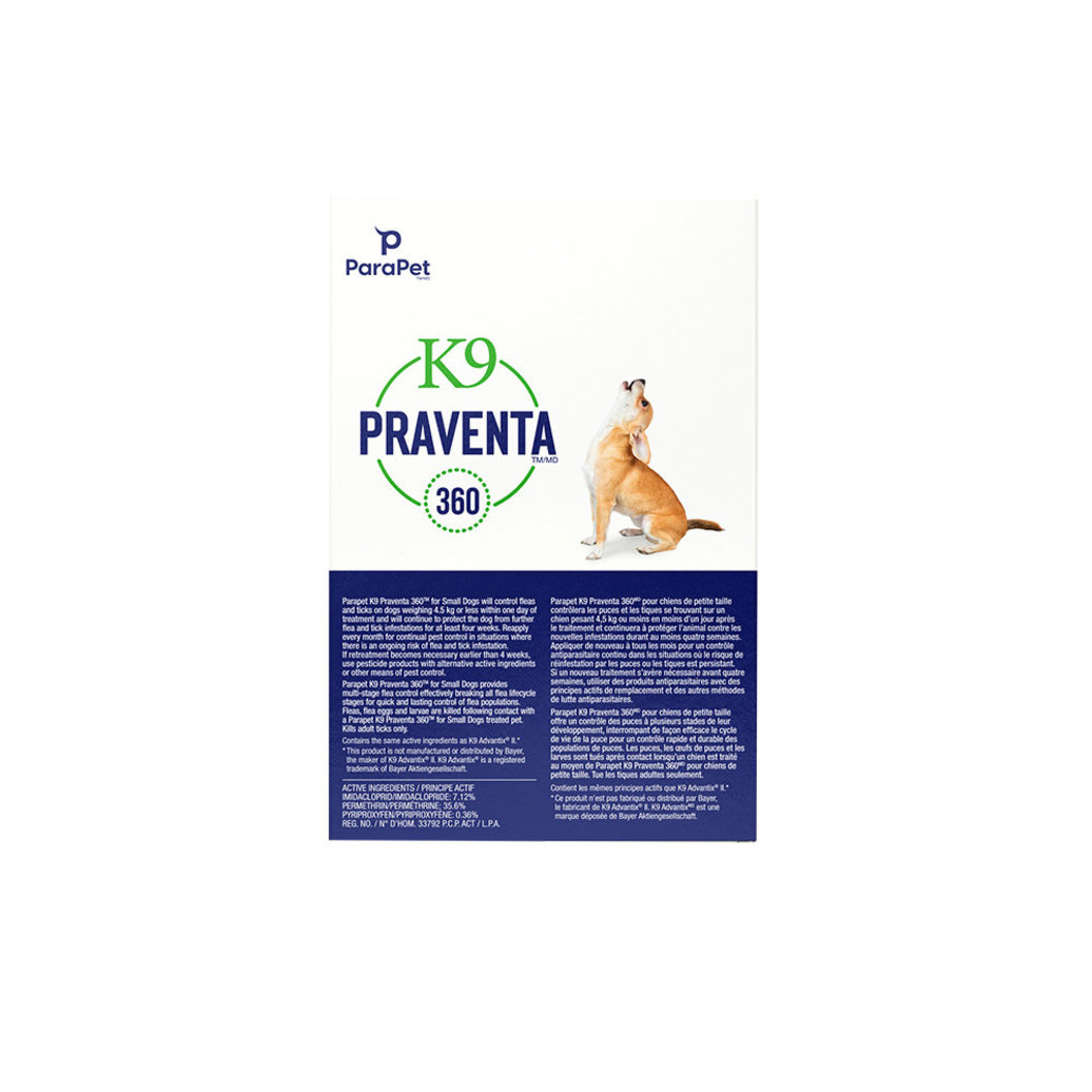 View larger image of Parapet, K9 Praventa 360, Small Dog