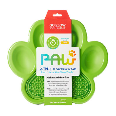 2-in1 Slow Feeder & Lick Pad - Green