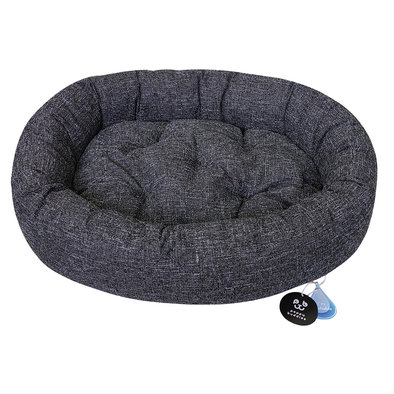 Oval Pet Bed - Black