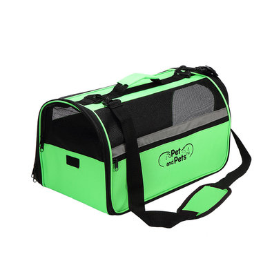Duffle Pet Carrier - Neon Green