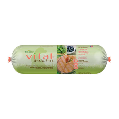 Fresh Pet, Vital Rolls, Salmon with Vegetables - 2 lb
