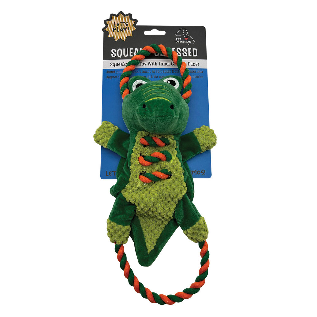 View larger image of Crocodile Tug Toy - 14"