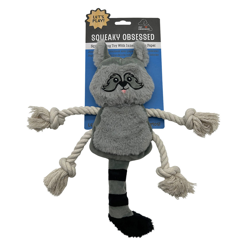 View larger image of Racoon Rope Toy - 14"