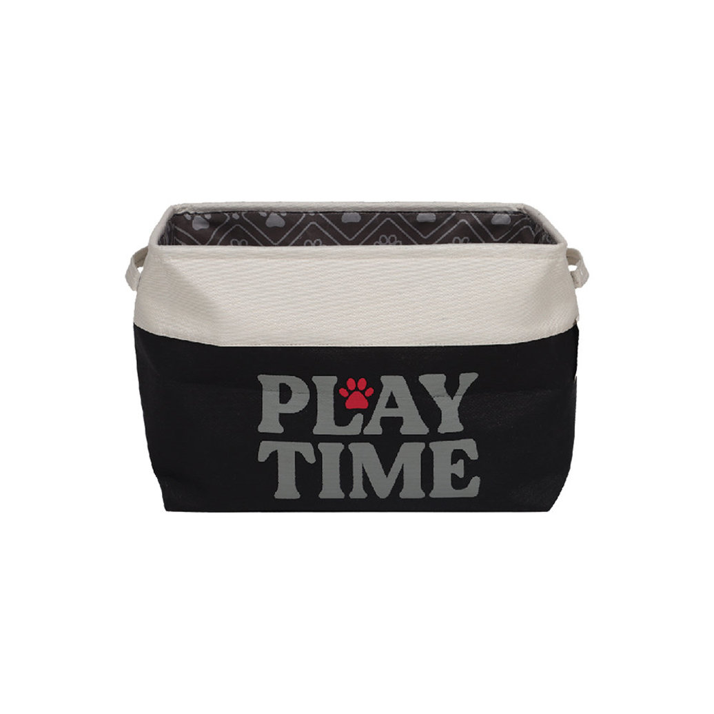 View larger image of Rectangle Storage Bin - Play Time - Black - 15x10.5x15"