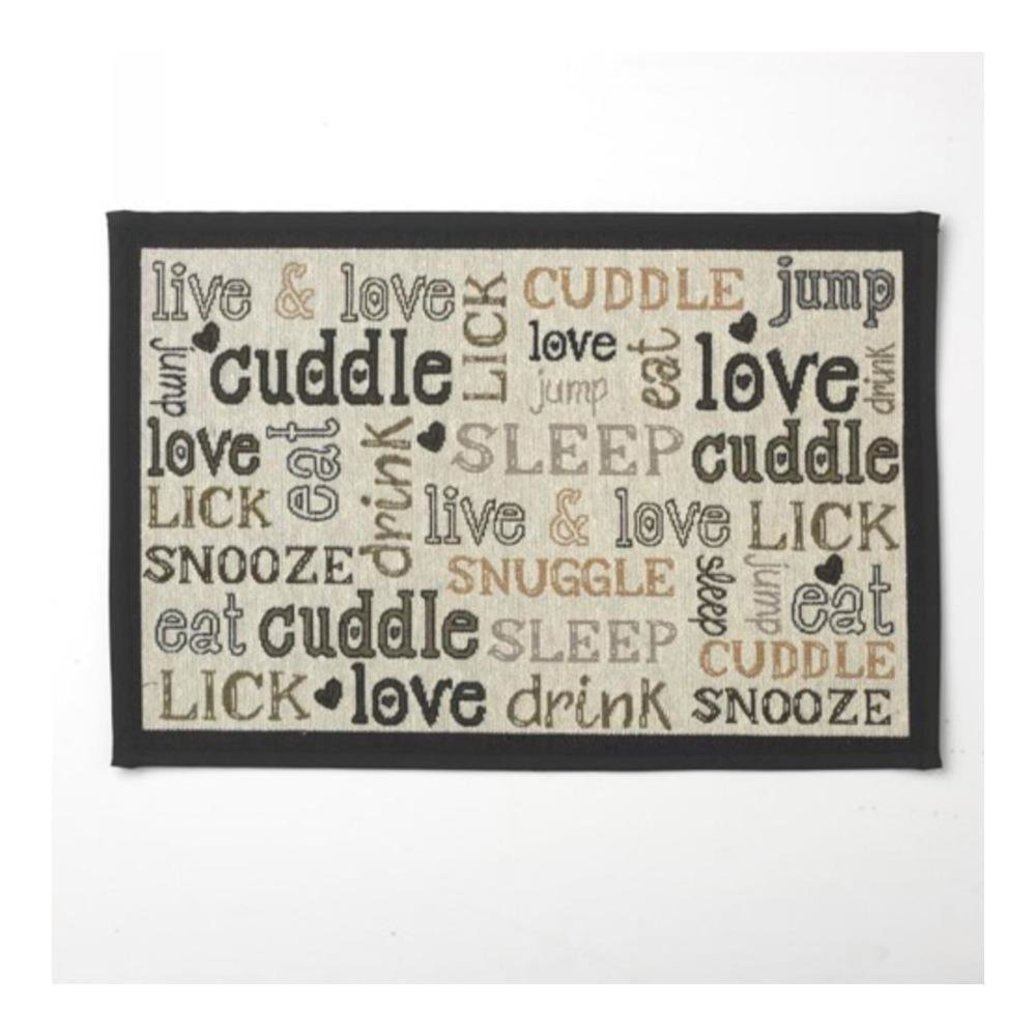 View larger image of Cuddle Placemat Natural - Black