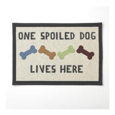 Spoil Dog Placemat Natural