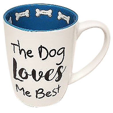 The Dog Loves Me Best Mug - 24 oz