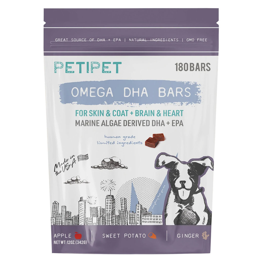 View larger image of PetiPet, Omega DHA Bars - Skin & Coat, Brain & Heart
